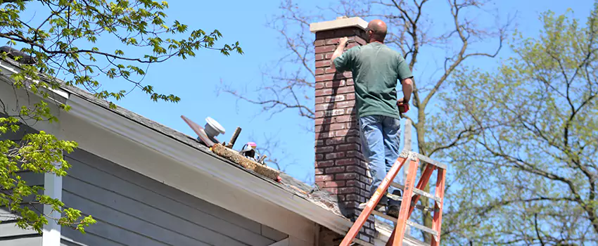 Vinyl and PVC Chimney Flashing Installation in Hibbing, MN
